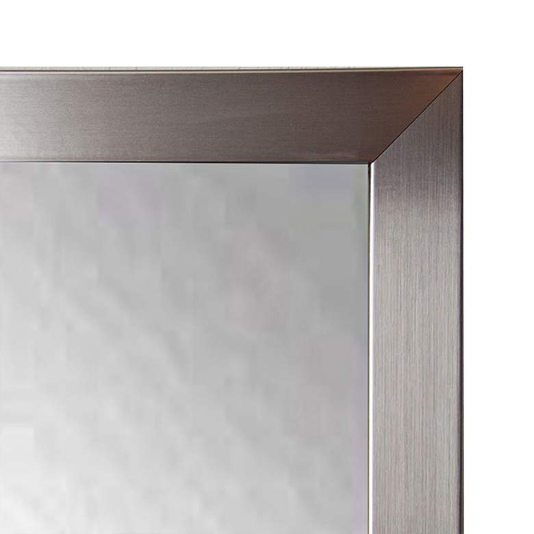 Image 3 Elmore Silver Petite 29" x 64" Full-Length Floor Mirror more views