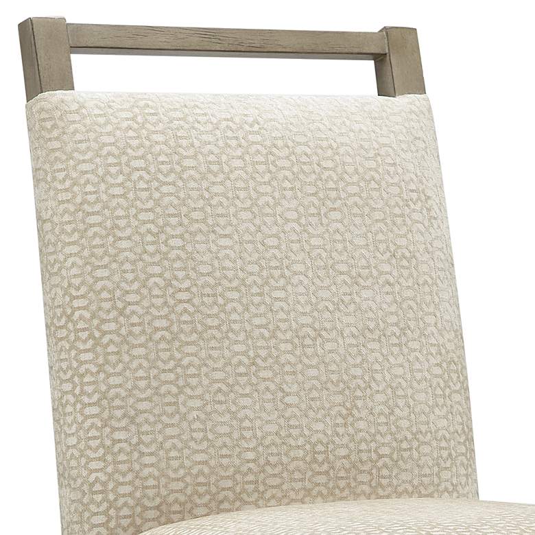 Elmwood Cream Fabric Dining Chairs Set of 2 more views