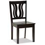 Thumbnail2 of Elodia Dark Brown Wood 5-Piece Dining Table and Chair Set more views