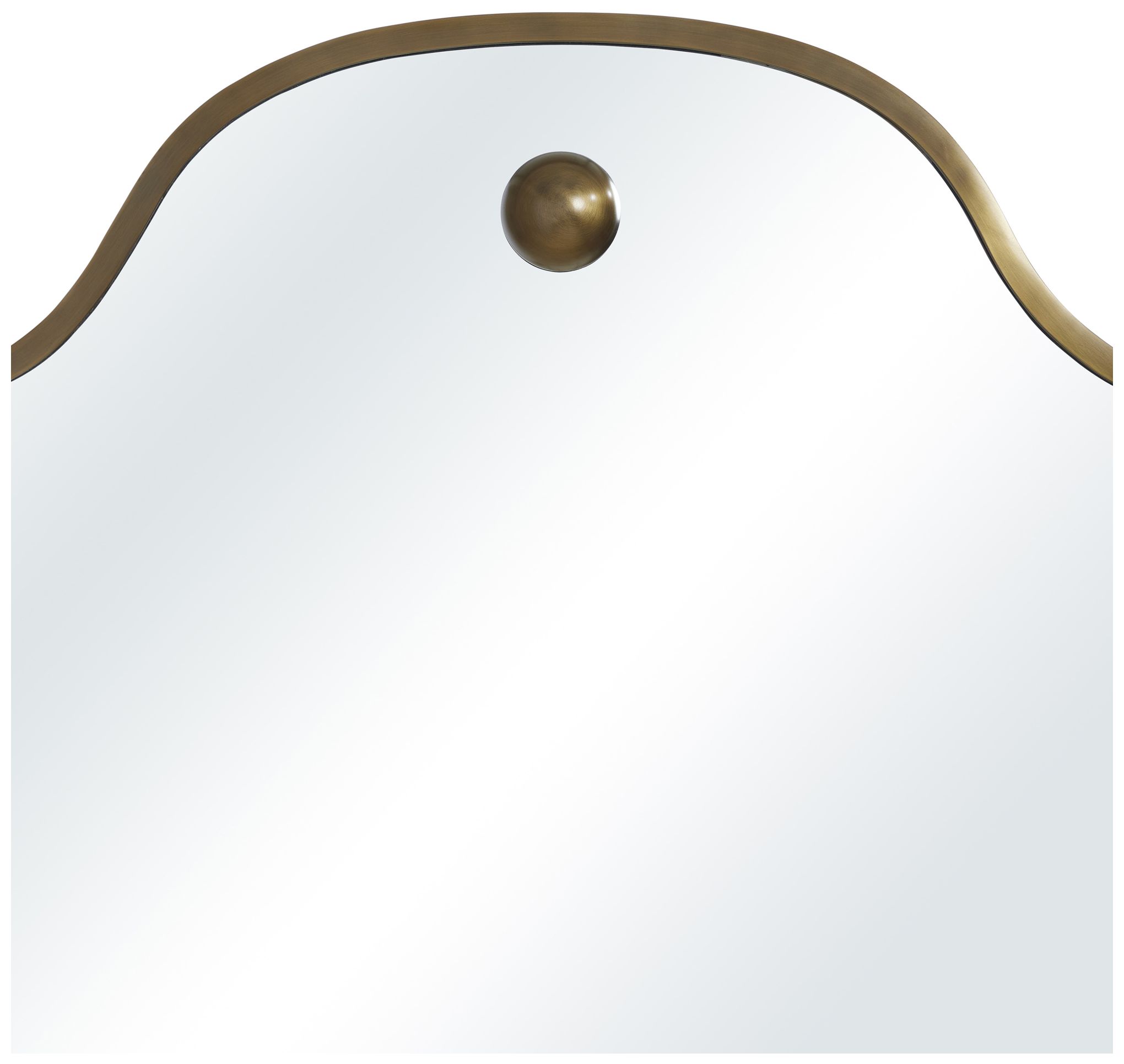 Image 3 Elodie 40" H x 25.75" W Wall Mirror, Dark Antique Brushed Brass more views