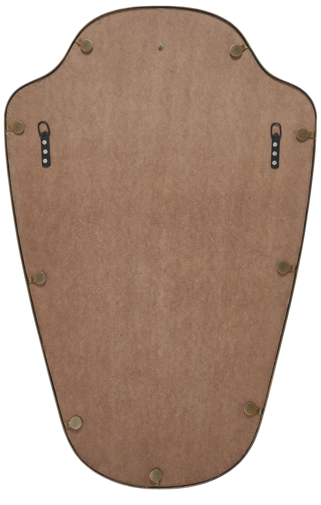 Image 5 Elodie 40" H x 25.75" W Wall Mirror, Dark Antique Brushed Brass more views