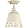 1_Eloise 1-Light Semi-Flush in Antique Ivory