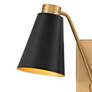 2_Eloise 10 1/2" High Natural Brass 2-Light Wall Sconce more views