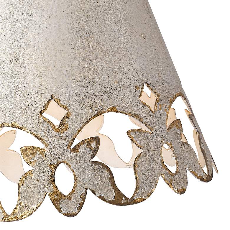 Image 6 Eloise 10" Wide Antique Ivory Mini Pendant more views