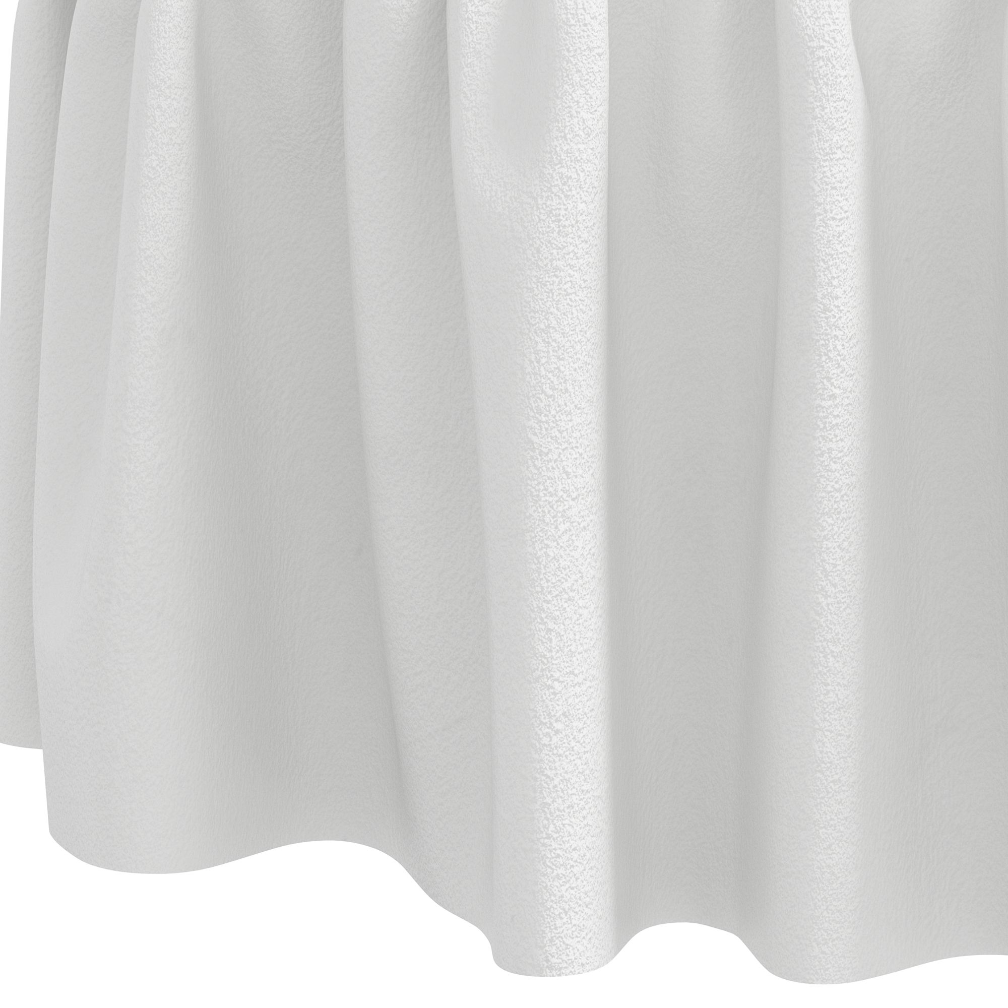 Image 2 Eloise White Velvet Round Ottoman - Made to Order more views