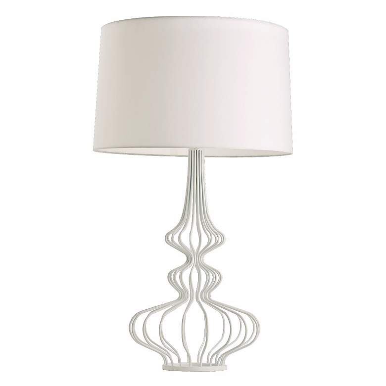 Image 1 Eloise White Wire Table Lamp