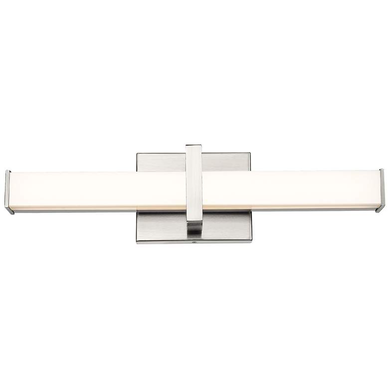 Image 1 Elon 1-Light Vanity Light in Pewter with Opal Glass