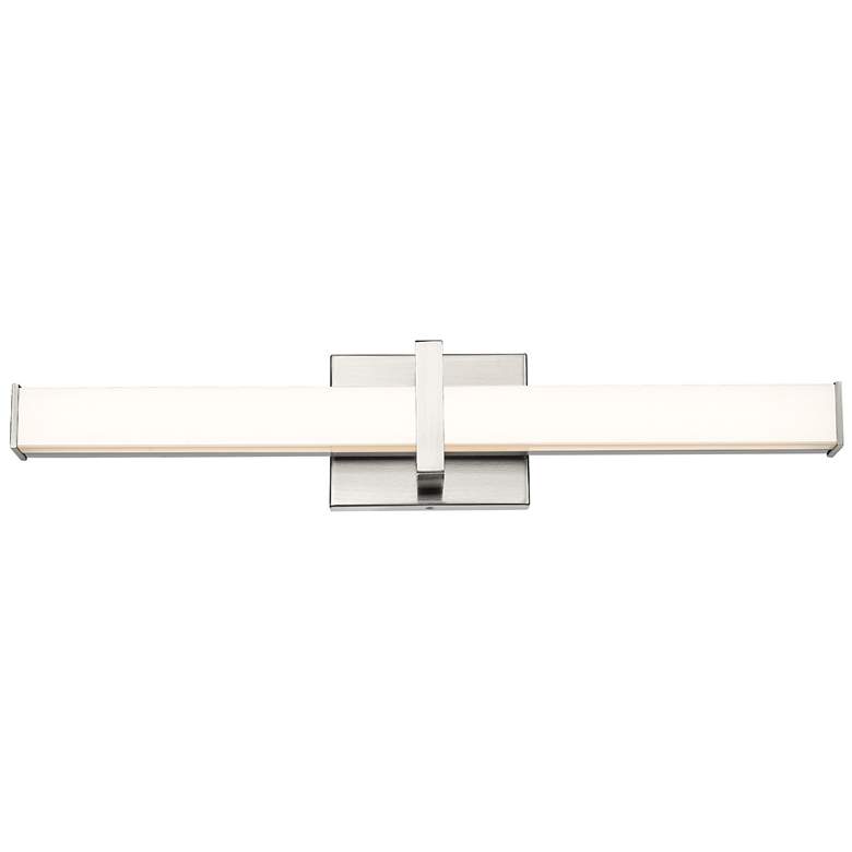 Image 1 Elon 1-Light Vanity Light in Pewter with Opal Glass