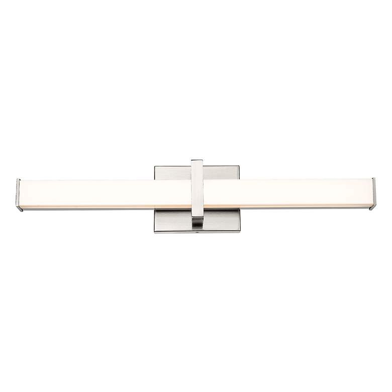 Image 2 Elon 1-Light Vanity Light in Pewter with Opal Glass more views