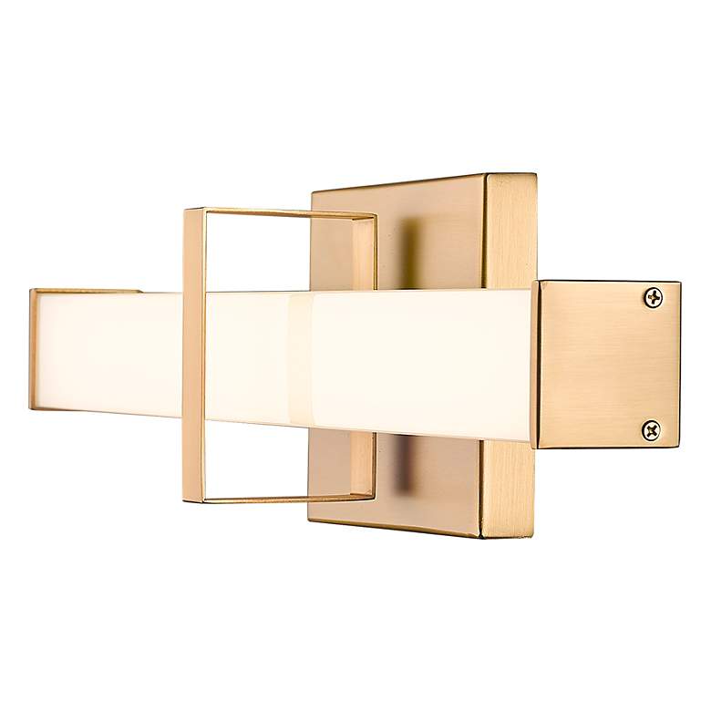 Image 2 Elon 19" Wide Brushed Champagne Bronze LED Bath Light more views