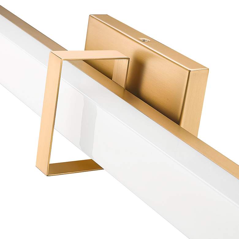 Image 3 Elon 19" Wide Brushed Champagne Bronze LED Bath Light more views