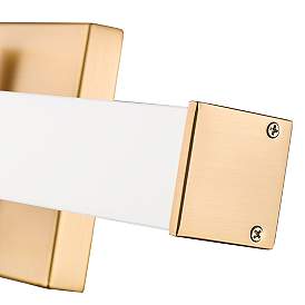 Image5 of Elon 19" Wide Brushed Champagne Bronze LED Bath Light more views
