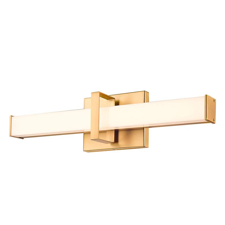 Image 6 Elon 19" Wide Brushed Champagne Bronze LED Bath Light more views