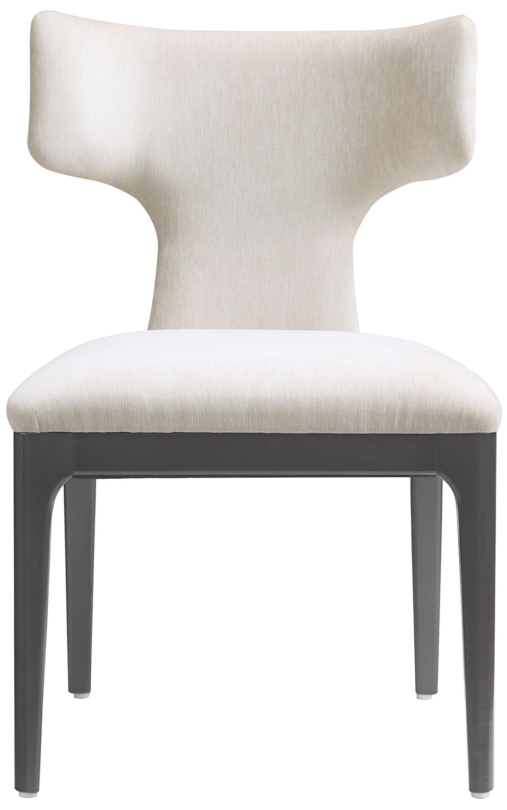 Image 7 Eloria Mid-Century Modern Chenille Wood Side Chair in Cream - Set of 2 more views