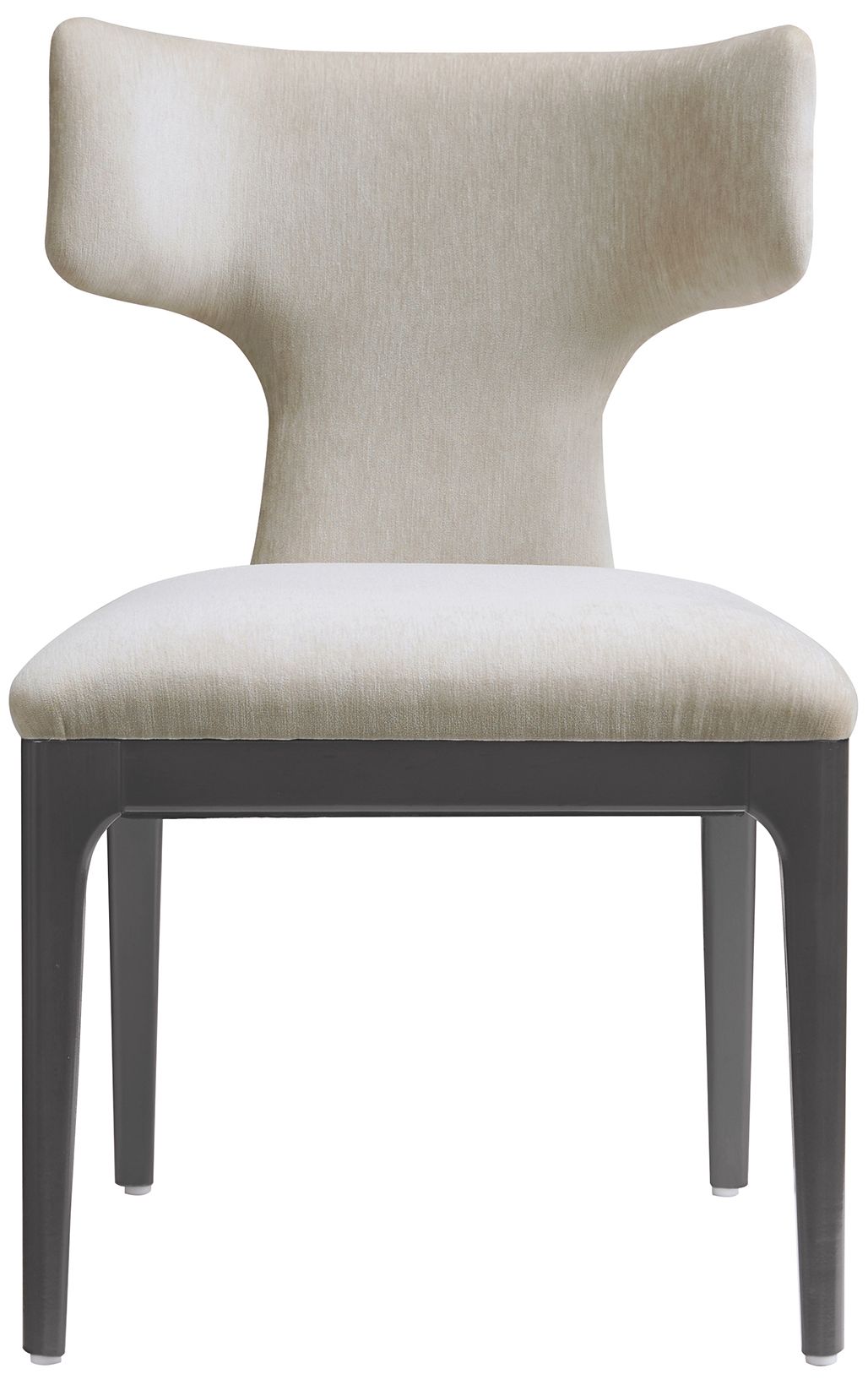 Image 7 Eloria Mid-Century Modern Chenille Wood Side Chair in Taupe - Set of 2 more views