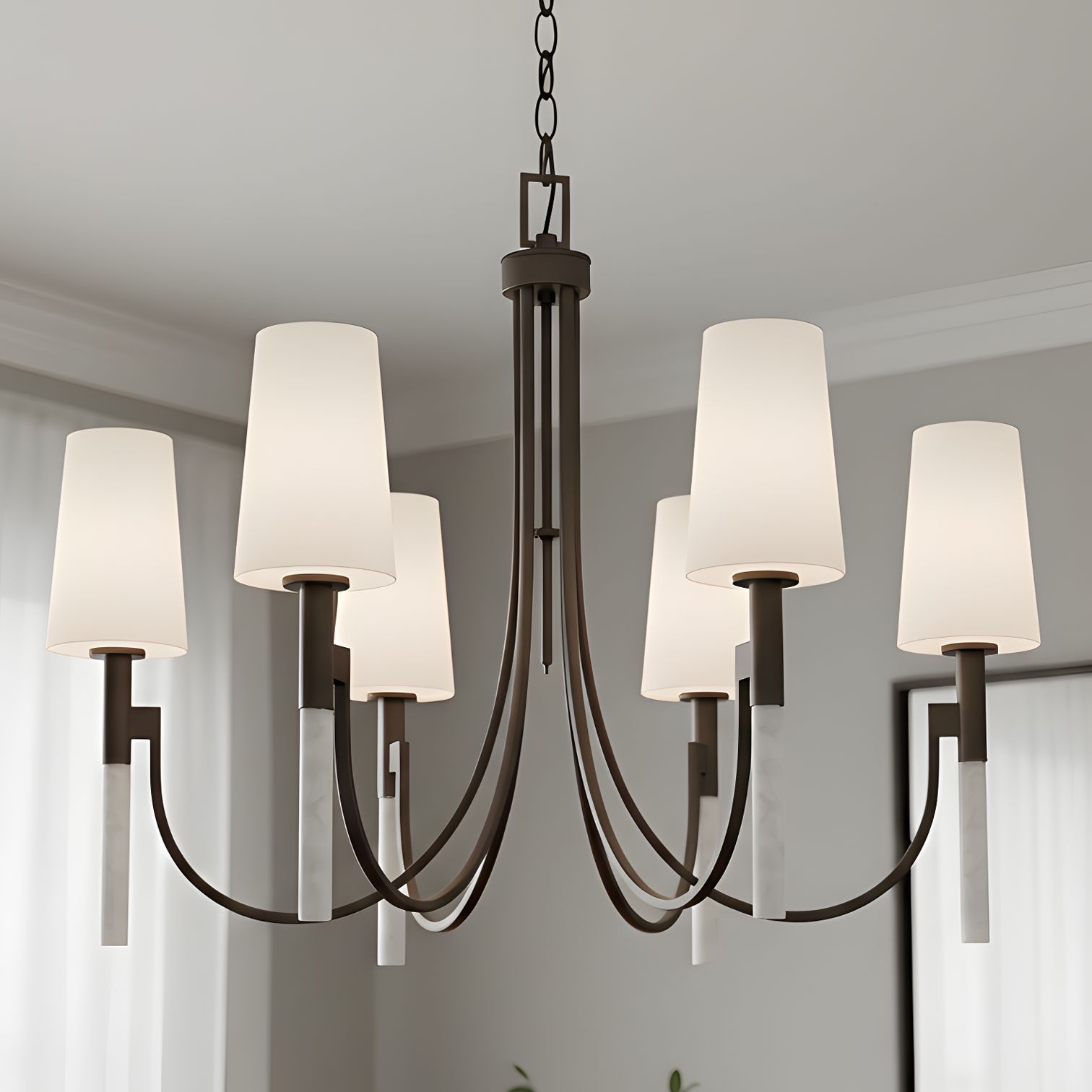 Eloura 5-Light Iron Gate Chandelier