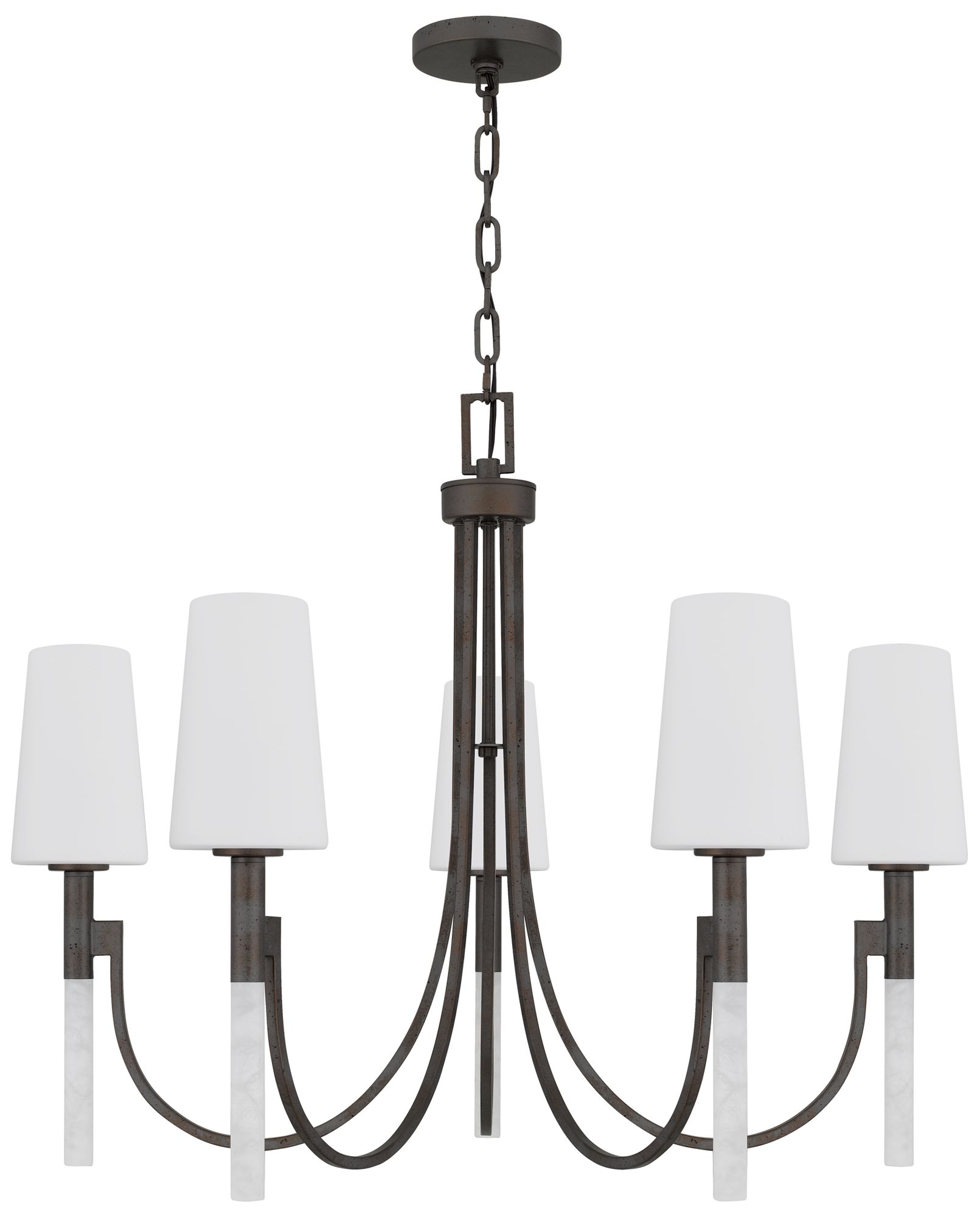 Image 3 Eloura 5-Light Iron Gate Chandelier more views