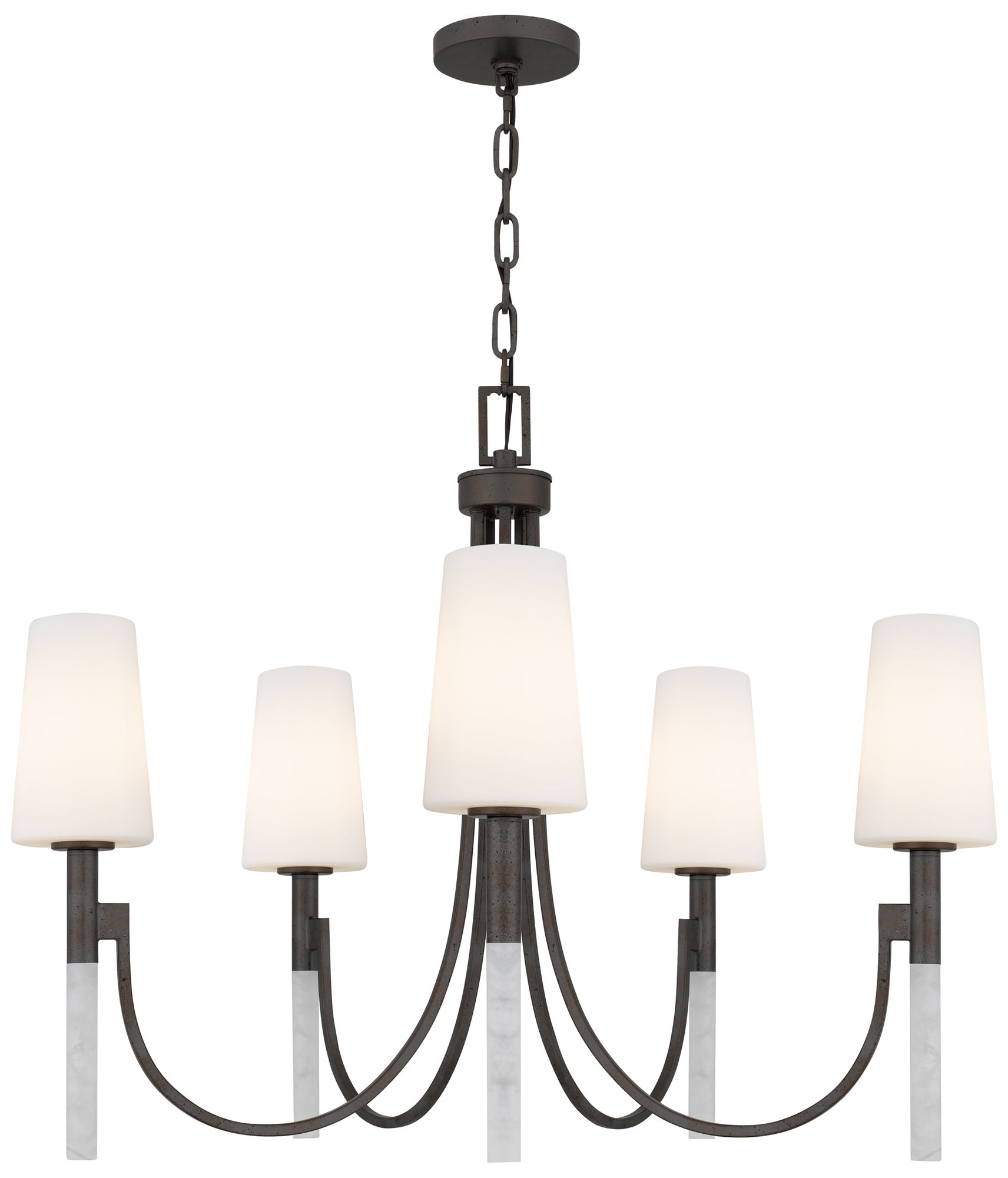 Image 4 Eloura 5-Light Iron Gate Chandelier more views