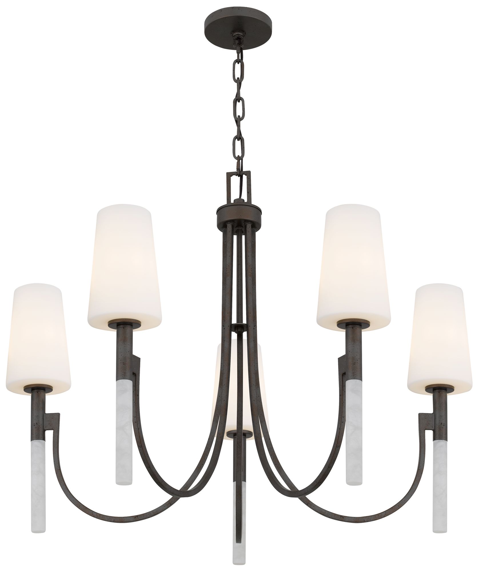 Image 5 Eloura 5-Light Iron Gate Chandelier more views