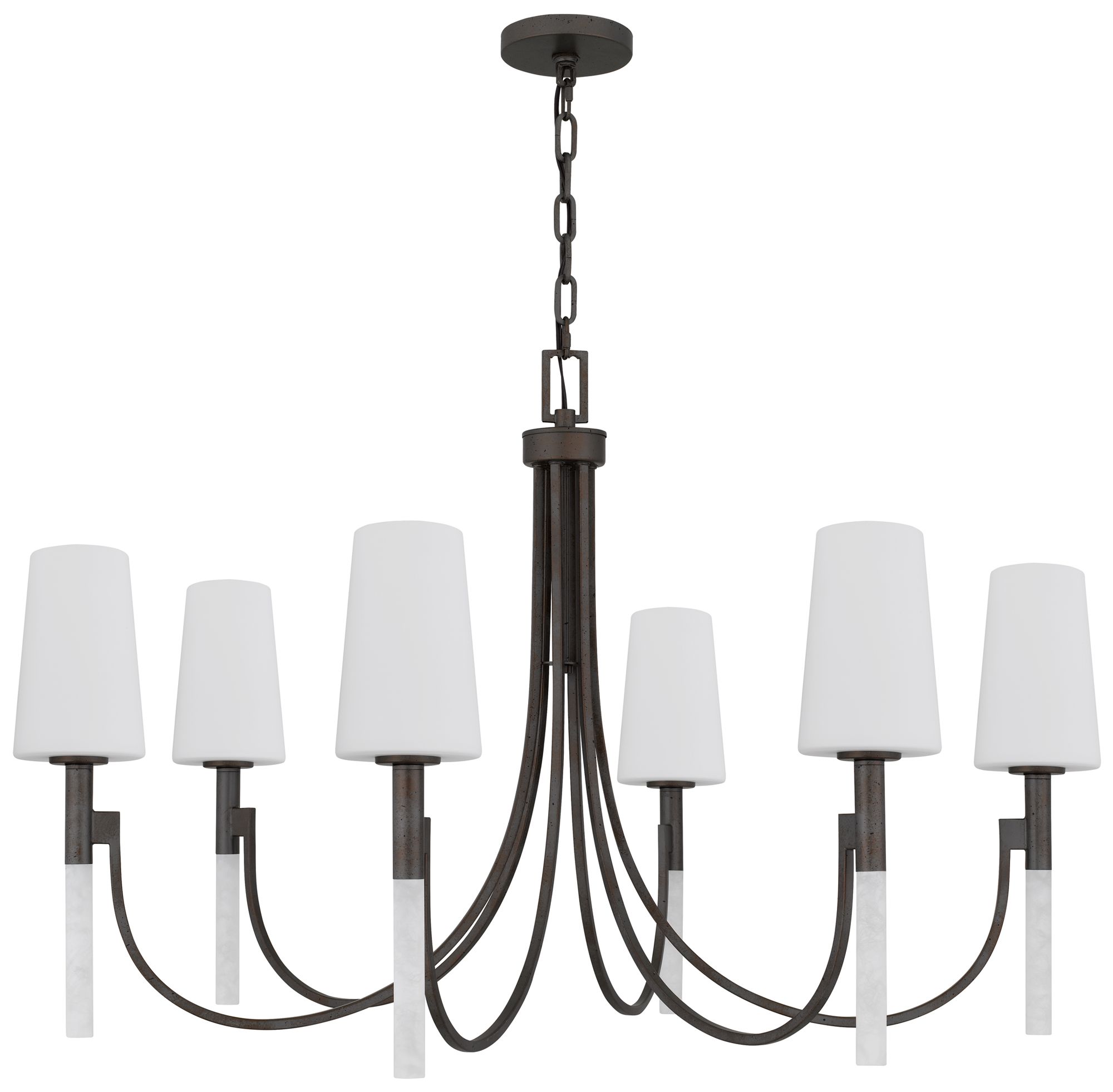Image 3 Eloura 6-Light Iron Gate Chandelier more views