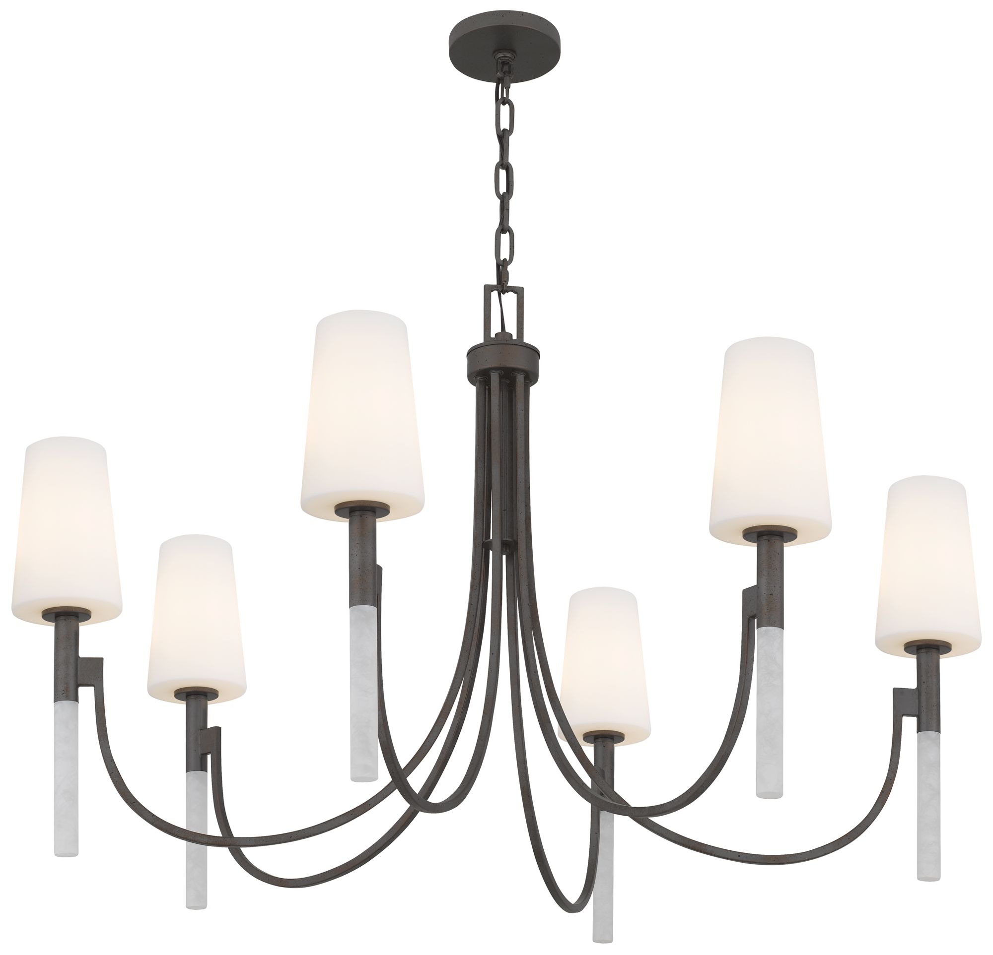 Image 5 Eloura 6-Light Iron Gate Chandelier more views