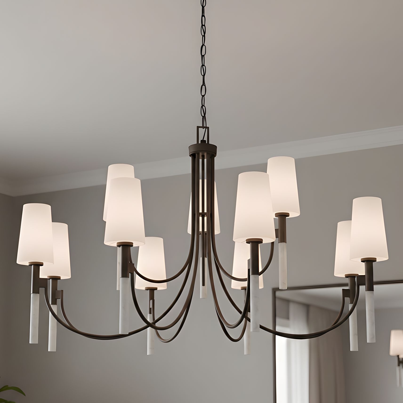Eloura 9-Light Iron Gate Chandelier