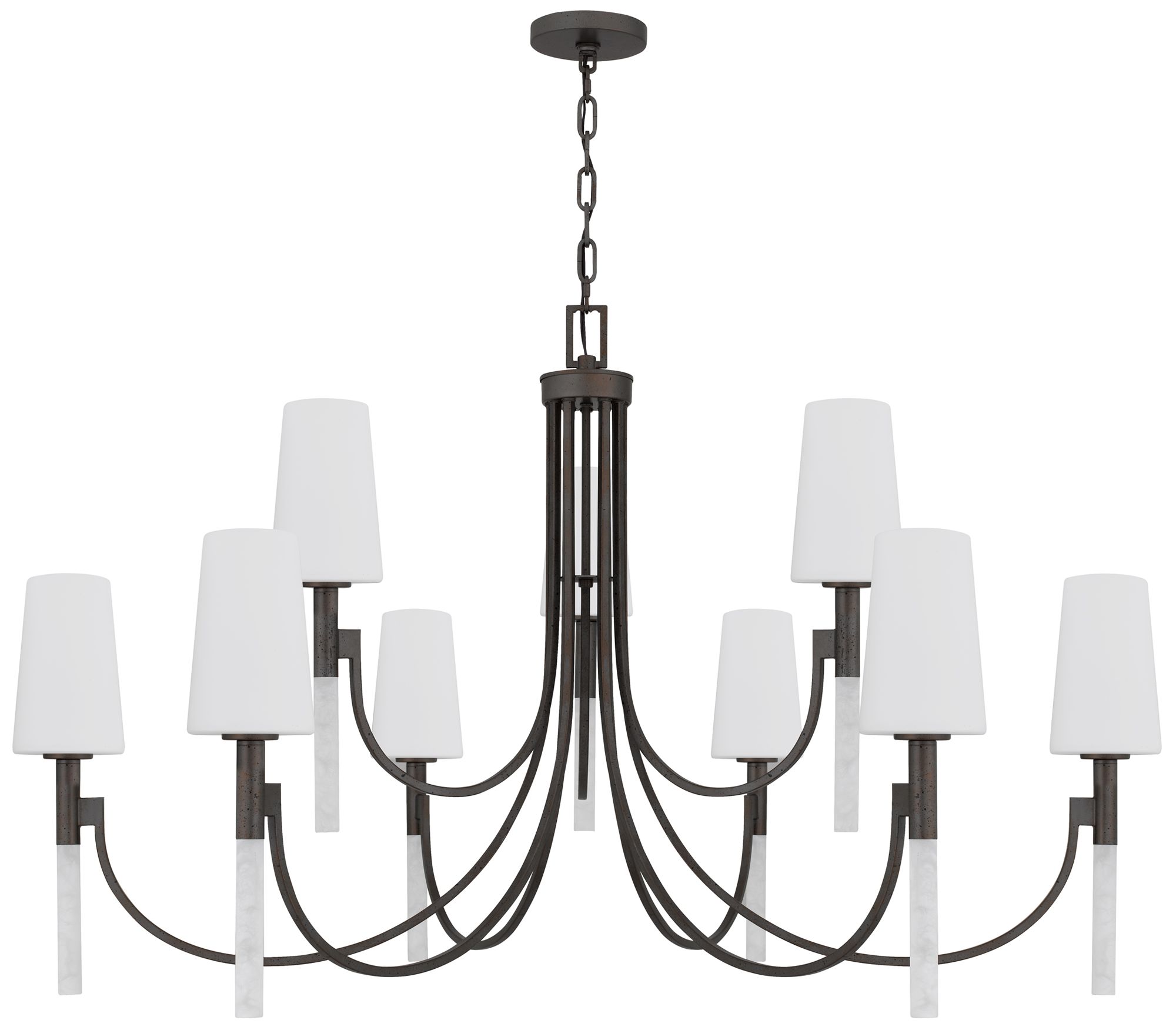 Image 3 Eloura 9-Light Iron Gate Chandelier more views