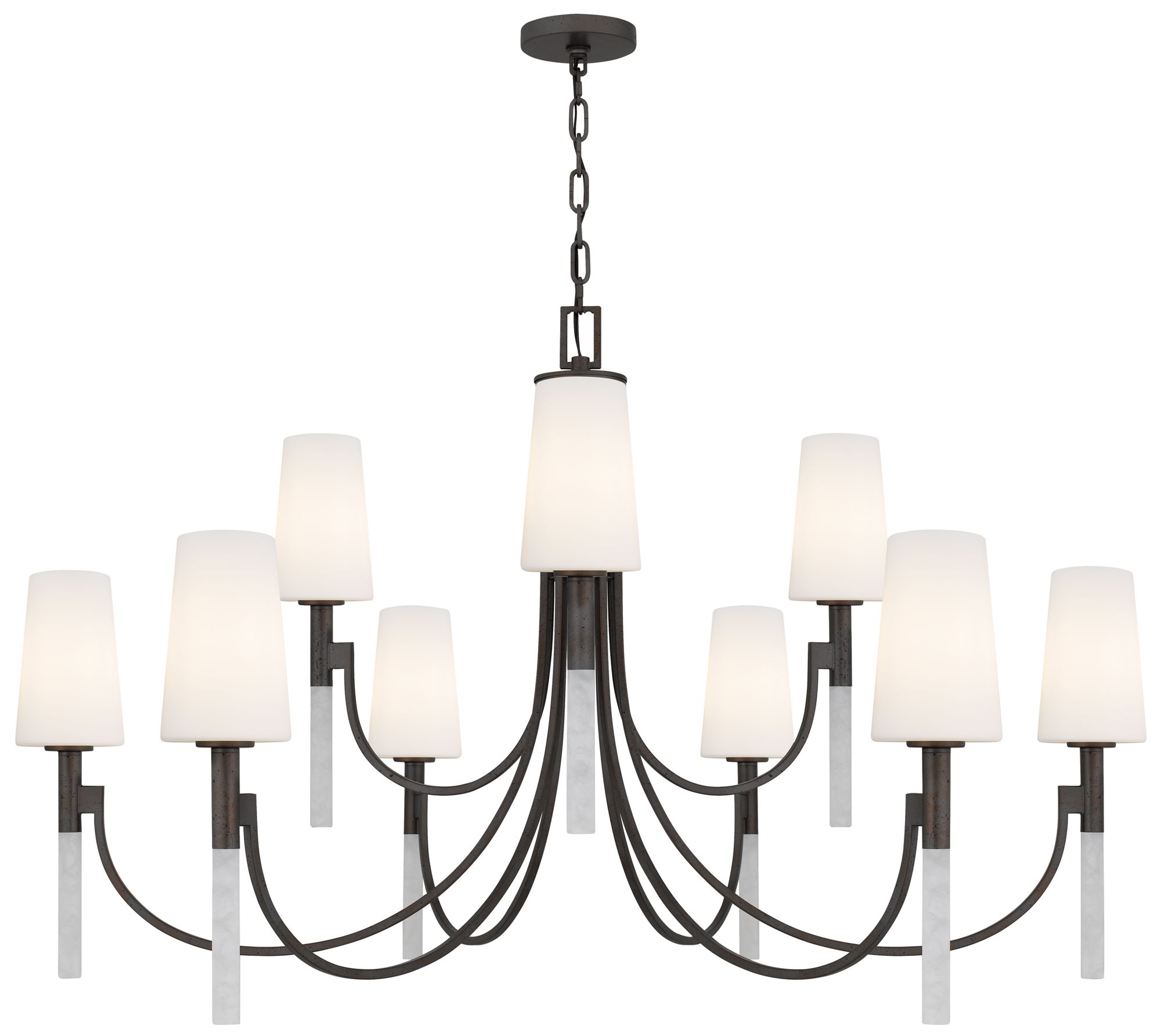 Image 4 Eloura 9-Light Iron Gate Chandelier more views