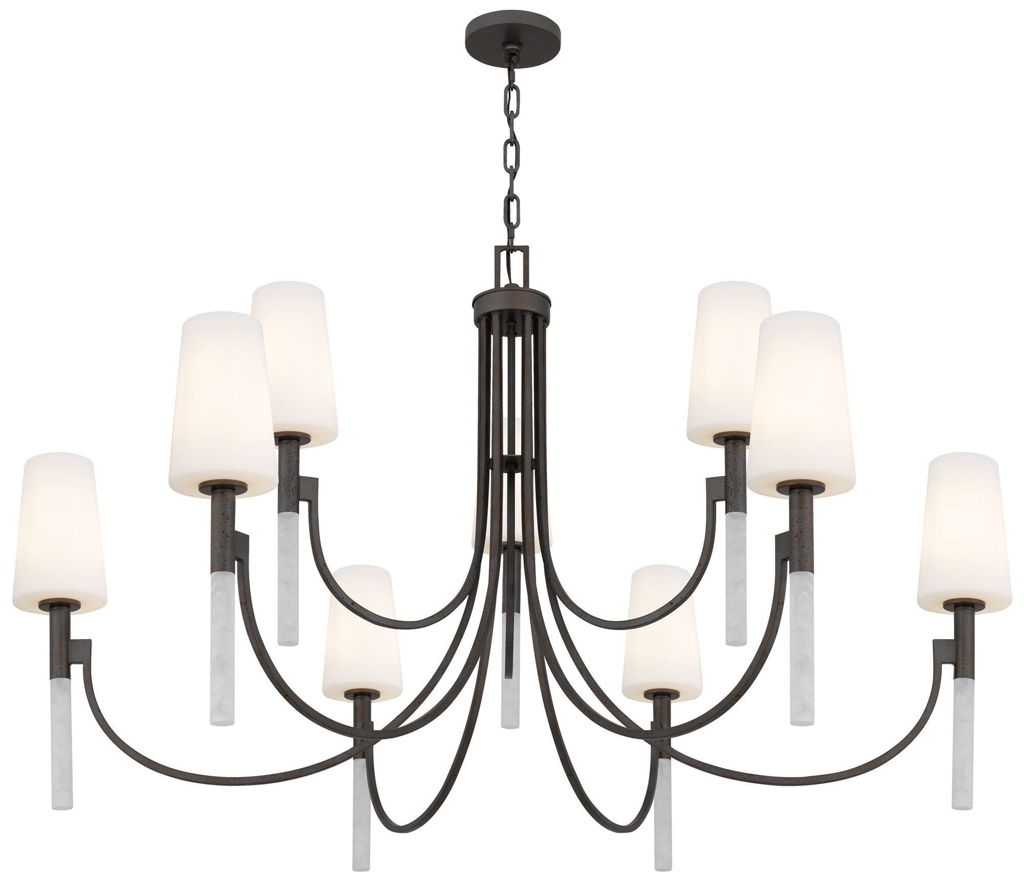 Image 5 Eloura 9-Light Iron Gate Chandelier more views