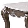 2_Elozzol 54" Wide Marble and Antique Bronze Accent Table more views