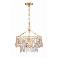 Elsa 1 Light Antique Gold Pendant