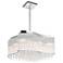 Elsa 10 Light Drum Shade Chandelier With Chrome Finish