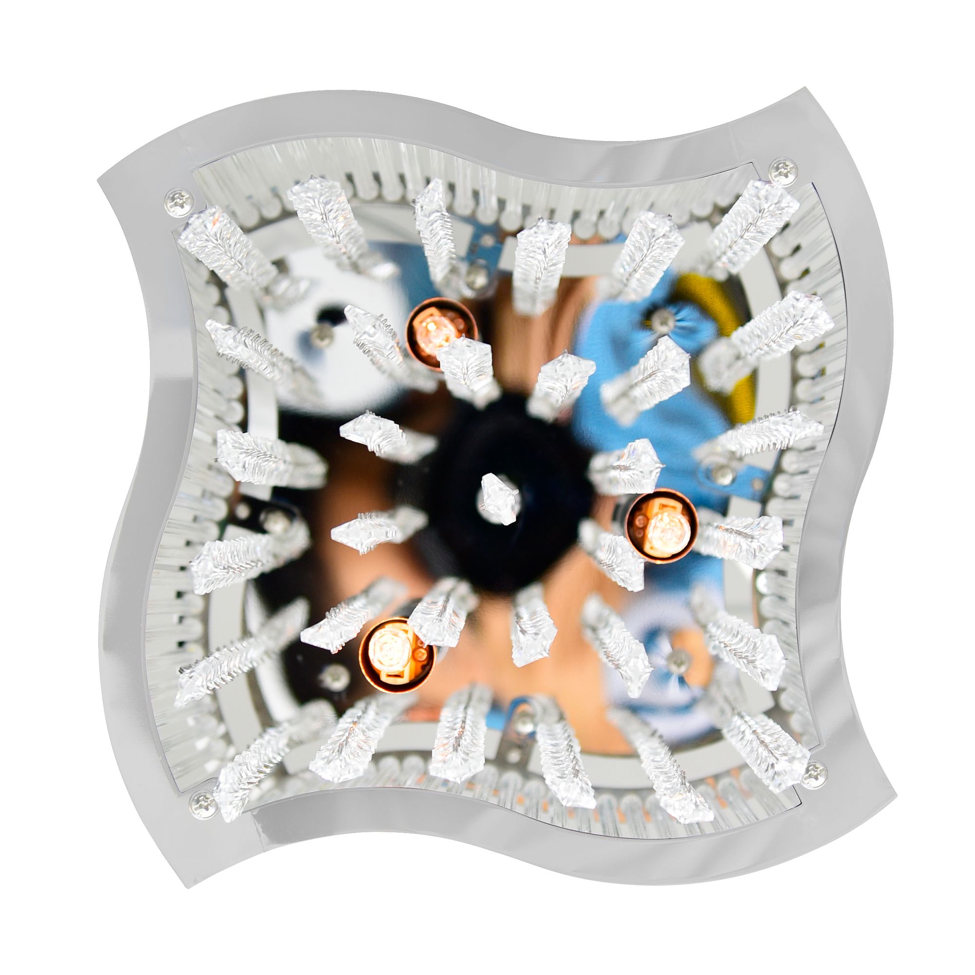 Image 5 Elsa 3 Light 10in Chrome Drum Shade Mini Pendant more views