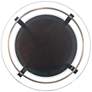 4_Elsa 35" Wide Dark Brown Wood Round Coffee Table more views