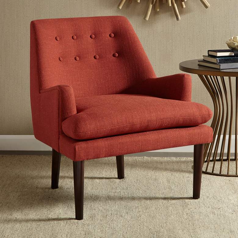 Image 1 Elsa Spice Button Tufted Accent Chair