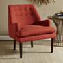 Elsa Spice Button Tufted Accent Chair