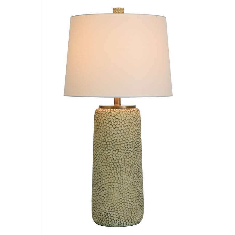 Image 3 Elsbeth 31.5" High Baffo Gold Transitional Table Lamp With Off-White S more views