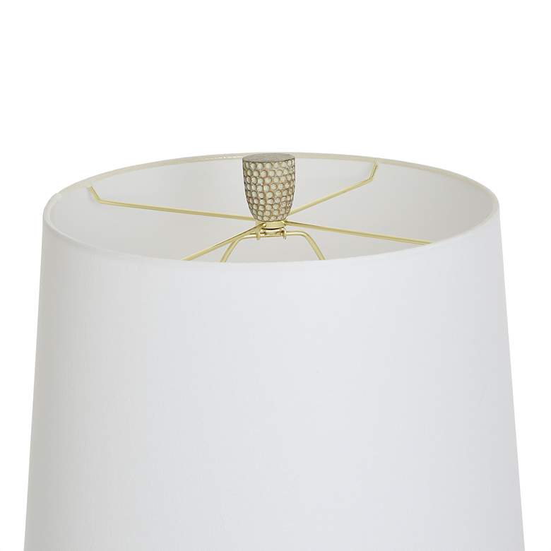 Image 6 Elsbeth 31.5" High Baffo Gold Transitional Table Lamp With Off-White S more views