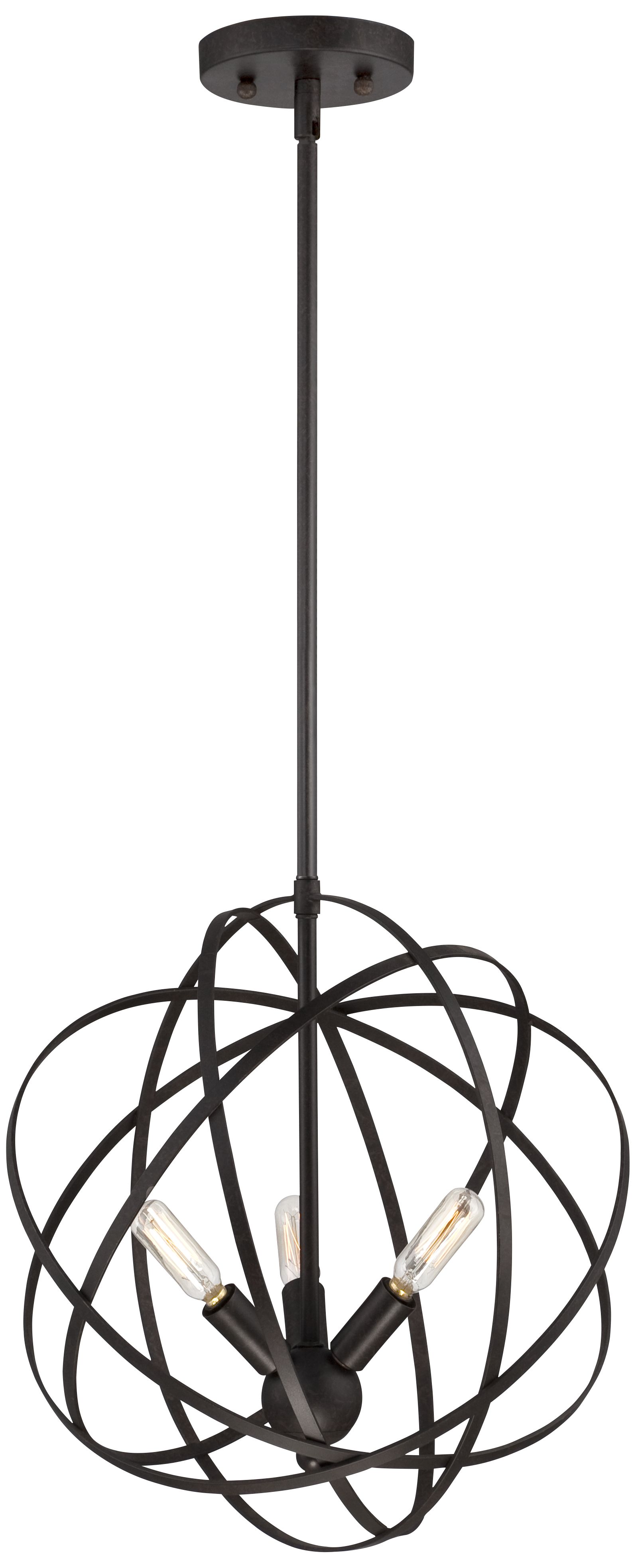 Elsdon Orbit 15" Wide Bronze Pendant