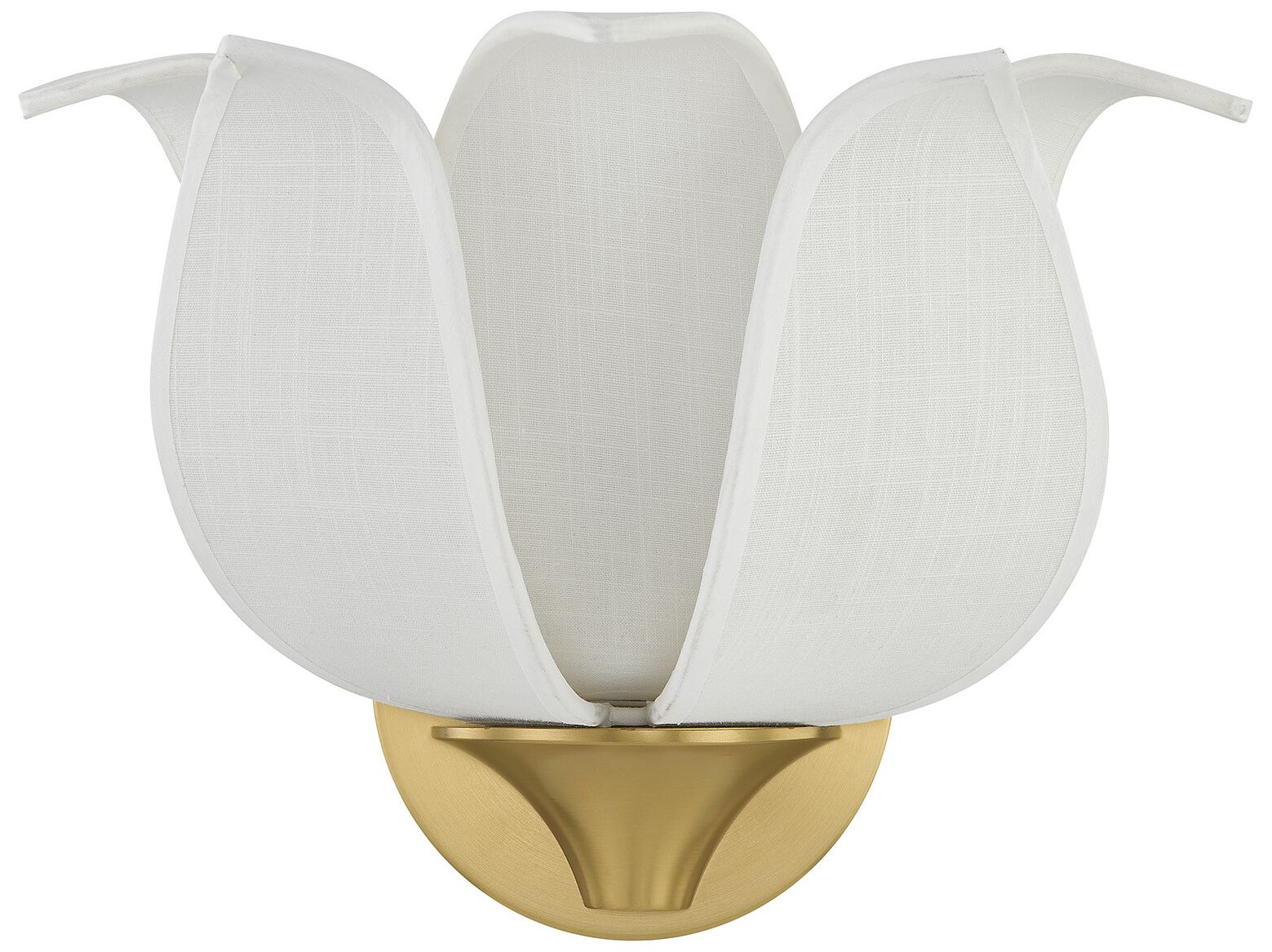 Image 2 Elsie 1-Light Wall Sconce in Warm Brass by Breegan Jane more views