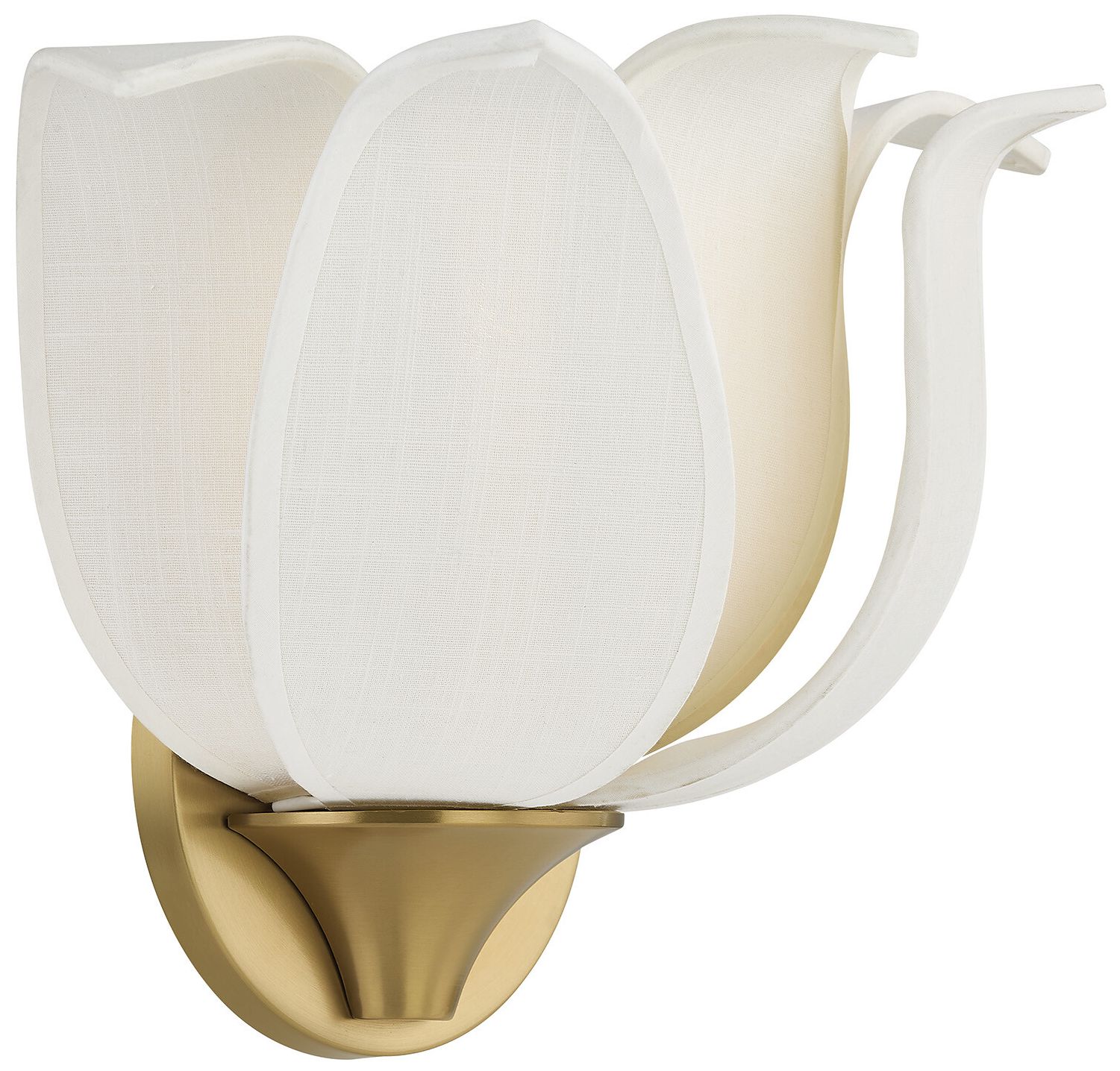 Image 4 Elsie 1-Light Wall Sconce in Warm Brass by Breegan Jane more views