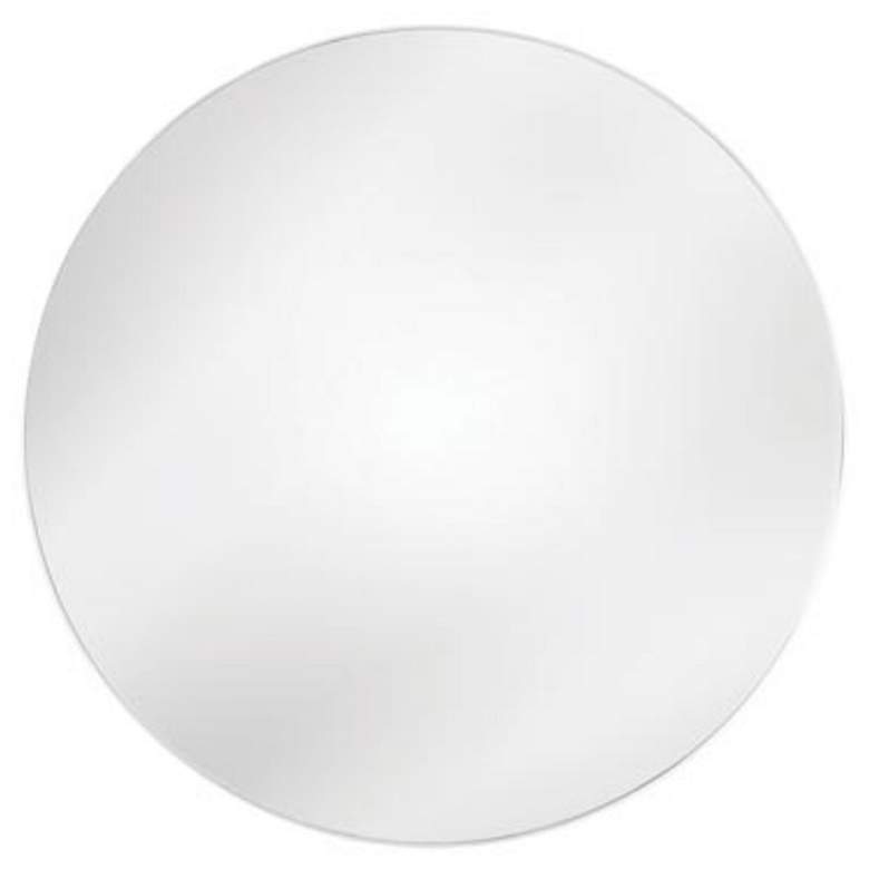 Image 1 Eltham Round Wall Mirror White