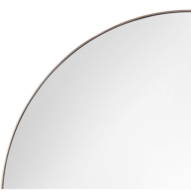 Image 7 Eltham Silver 60" Oversized Round Wall Mirror more views