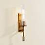 1_Elton 18 1/2" High Patina Brass Wall Sconce
