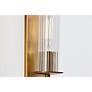 3_Elton 18 1/2" High Patina Brass Wall Sconce more views