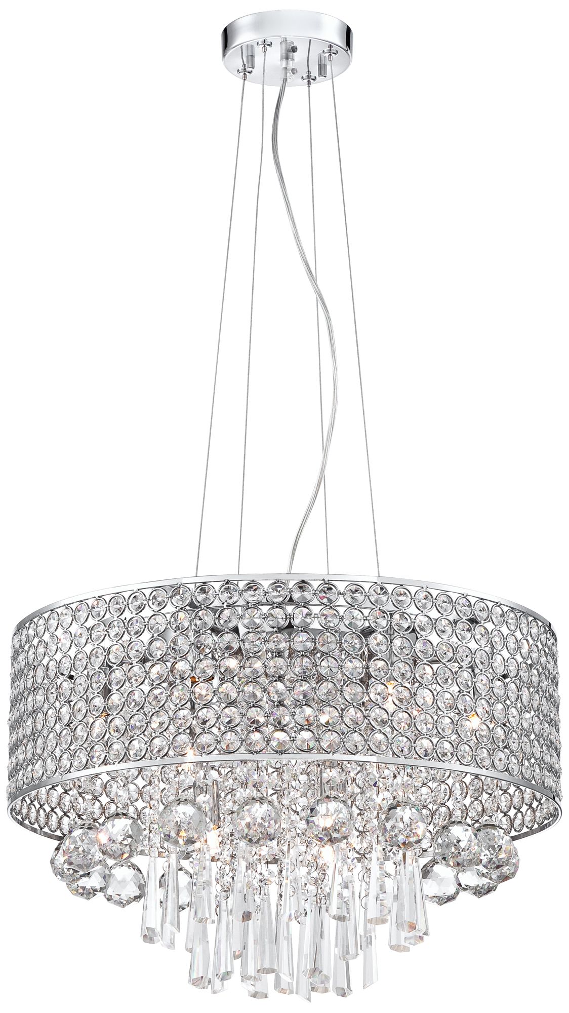 crystal style light pendant