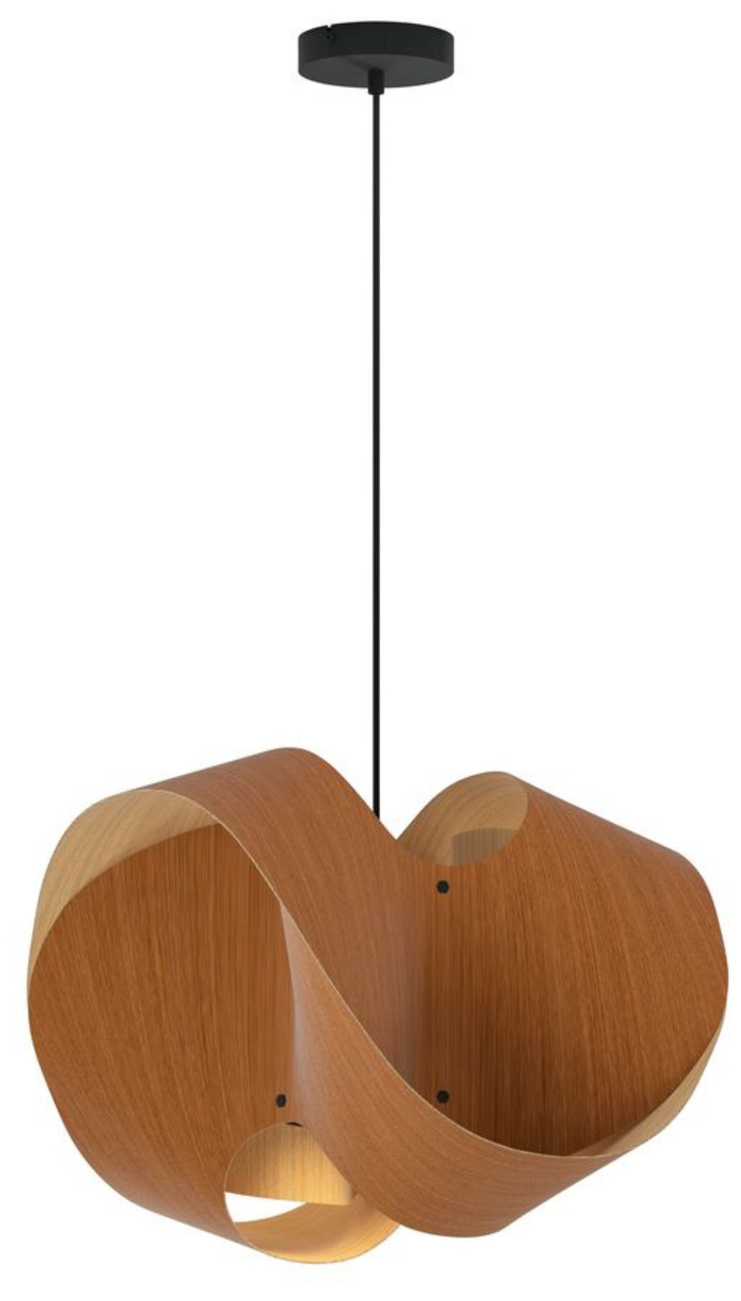 Elvira 50 19.6" Wide Modern Petiribi Recycled Wood Pendant - Made to O