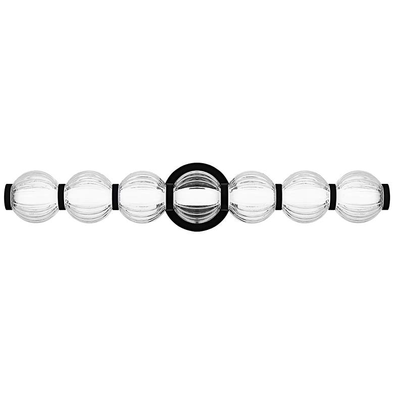 Image 1 Elway Integrated LED Matte Black Bath Light
