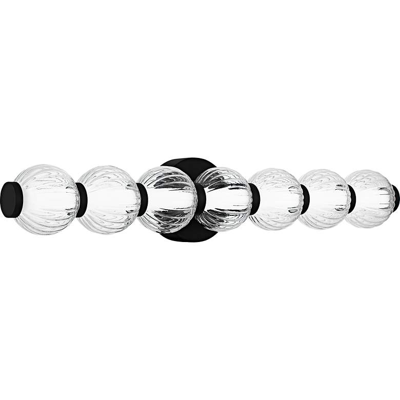 Image 3 Elway Integrated LED Matte Black Bath Light more views