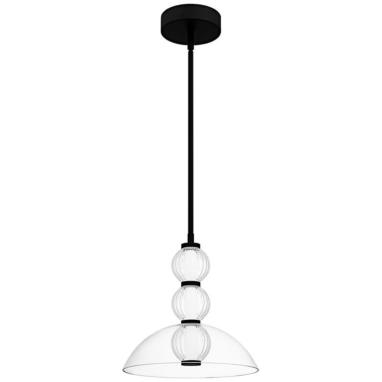 Image 1 Elway Integrated LED Matte Black Pendant